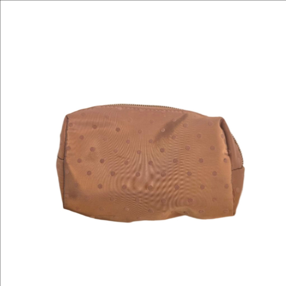Women's Vince Camuto Pink Polka Dot Cosmetic Bag One Size - Picture 4 of 4